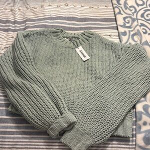 Garage Mint Green Sweater NWT XS